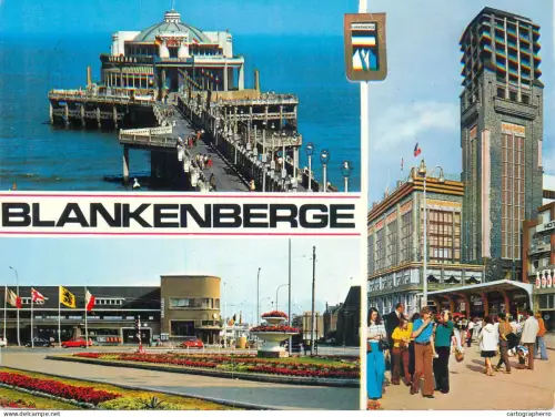 A5584 Belgium Blankenberge Pier and casino