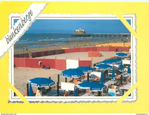 A5584 Belgium Blankenberge the beach and the pier