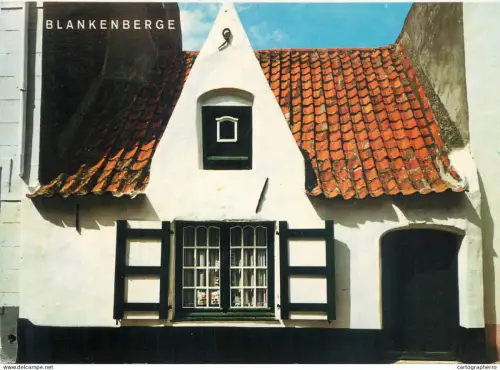 A5584 Belgium Blankenberge old fisherman's house