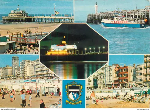 A5584 Belgium Blankenberge landscape pier beach
