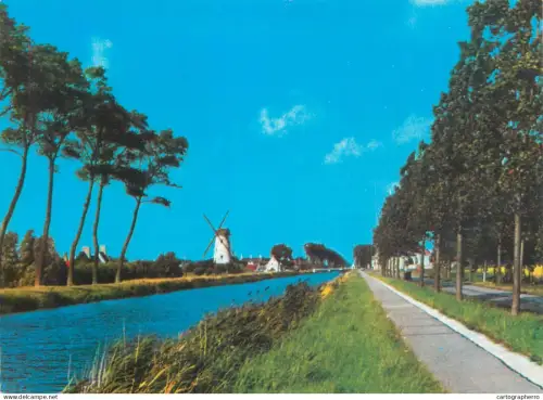 A5583 Belgium Damme The Mill and the Canal