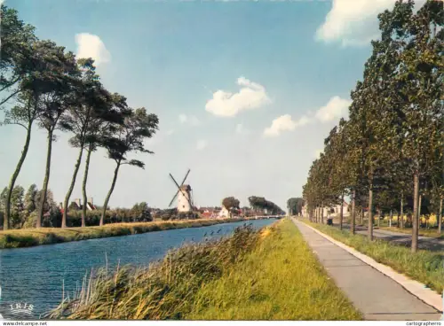 A5583 Belgium Damme The Mill and the Canal