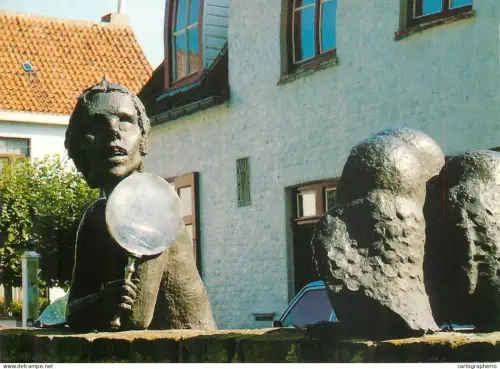 A5583 Belgium Damme statue Tijl Uilenspiegel