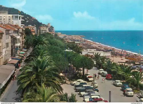 A5510 Italy Finale Ligure Savona promanade seaside