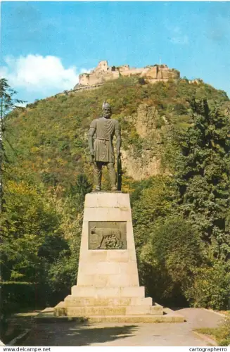 A5508 Romania Deva statuie Decebal Cetatea Devei
