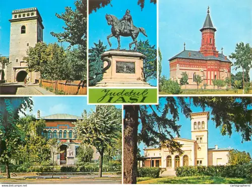 A5508 Romania Iasi Tunu Golia Casa Mihail Sadiveanu Statuie Stefan cel Mare '