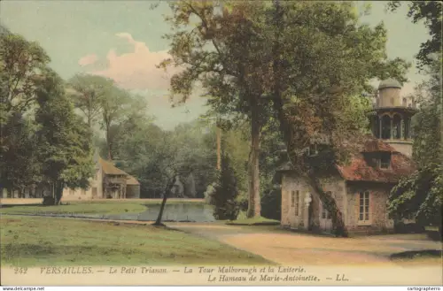 A5867 France Versailles Le Petit Trianon La Tour Malborough, La Laiterie et Hameau de Marie Antoinette