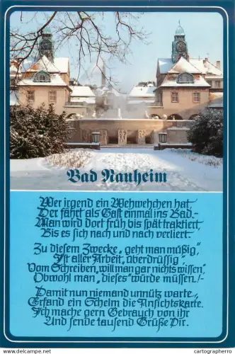 A5502 Germany Bad Nauheim Sprudelhof fountain winter