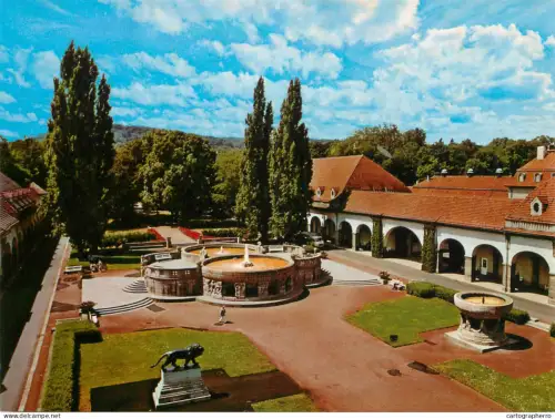 A5502 Germany Bad Nauheim Fountains Sprudelhof hot spa