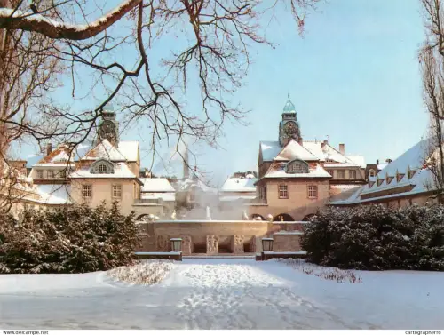 A5502 Germany Bad Nauheim winter fountain