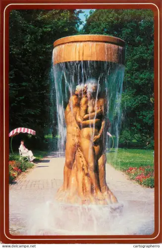 A5502 Germany Bad Nauheim Fountain in the spa park
