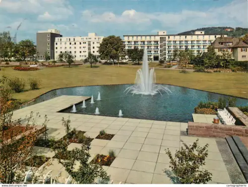 A5502 Germany Bad Nauheim fountain parc