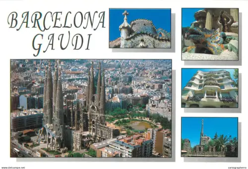 A5501 Spain Barcelona Sagrada Familia Gaudi art
