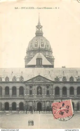 A5862 France Paris Les Invalides Cour d'Honneur