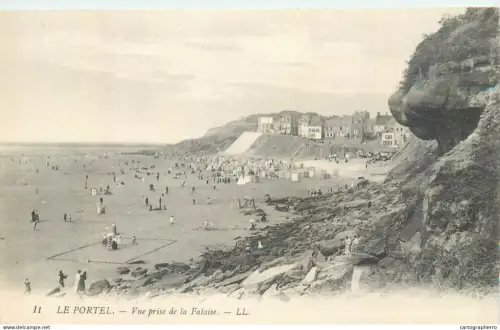 A5862 France Le Portel vue prise de la falaise