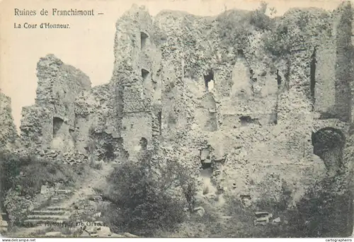 A5862 Belgium Ruines de Franchimont La Cour d'Honneur