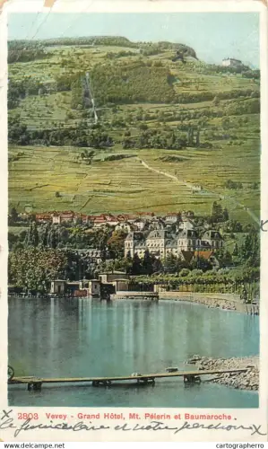 A5862 Switzerland Vevey Grand Hotel Mont Pelerin et Baumaroche