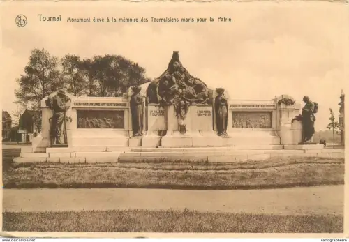 A5862 Belgium Tournai Monument aux Morts pour la Patrie