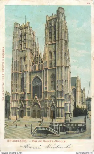 A5862 Belgium Bruxelles Eglise Saint Gudule