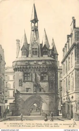 A5862 France Bordeaux Porte du Palais
