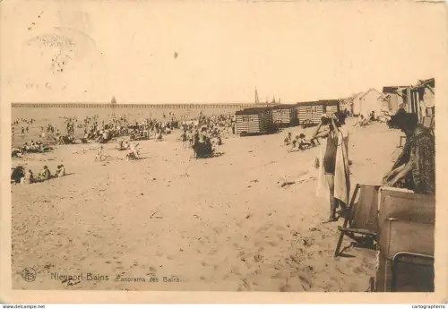 A5862 Belgium Nieuport Bains panorama des Bains