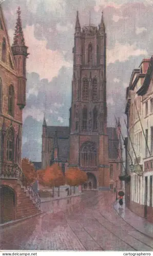 A5862 Belgium Gent Cathedrale Saint Bavon