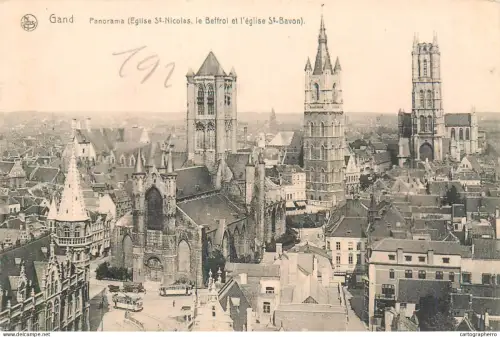 A5862 Belgium Gent panorama