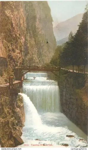 A5862 Switzerland Tamina Wasserfall