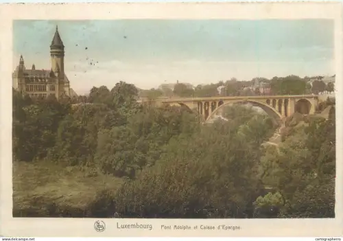A5861 Luxembourg Pont Adolphe et Caisse d'Epargne