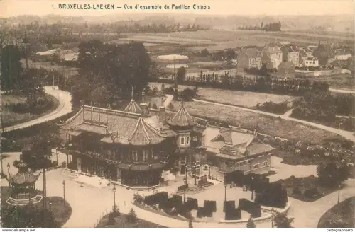 A5861 Belgium Bruxelles Laeken Pavillon Chinois vue d'ensemble