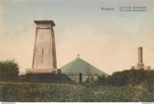 A5861 Belgium Waterloo Les Trois Monuments