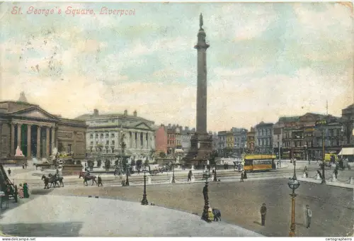 A5861 England Liverpool St George's Square