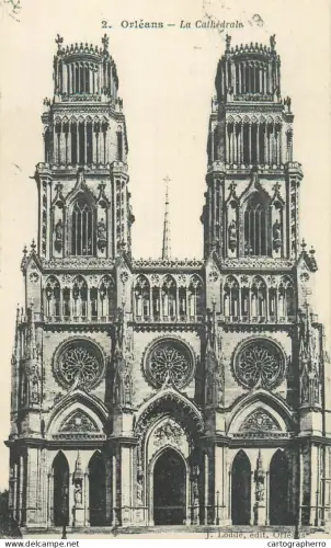 A5861 France Orleans La Cathedrale