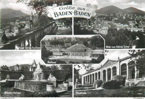 A5860 Germany Grusse aus Baden-Baden multi view