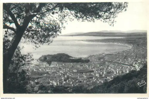 A5860 France Cote d'Azur Nice La Baie des Anges vue generale