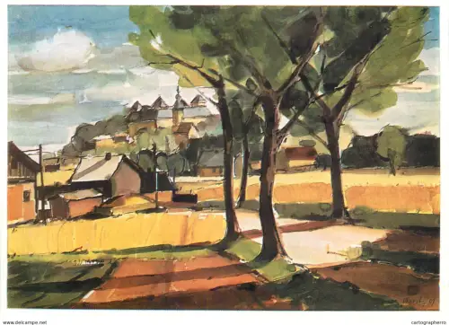 A5471 Fine art painting postcard Gunter Wentz