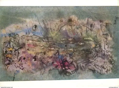 A5471 Fine art painting postcard Wols (Alfred Otto Wolfgang Schulze) Composition