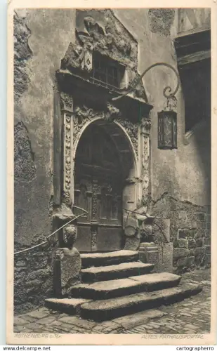 A5844 Germany Rothenburg ob der Tauber Altes Rathausportal