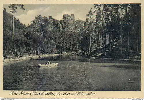 A5844 Germany Sachs Schweiz Kurort Rathen am Amelsee