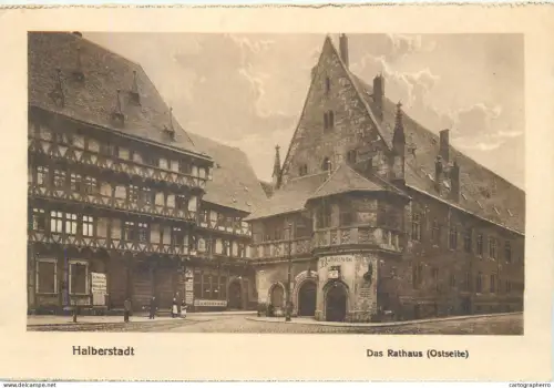 A5844 Germany Halberstadt Das Rathaus