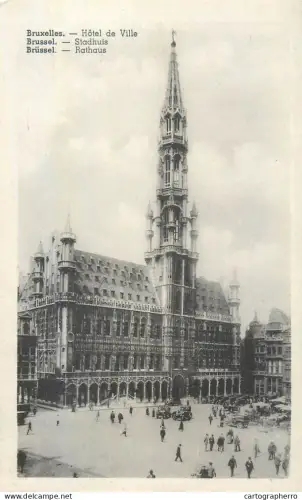 A5843 Belgium Bruxelles Hotel de Ville