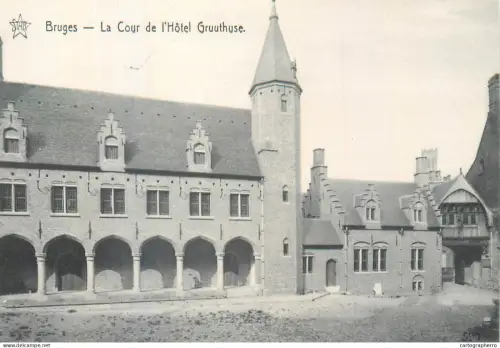 A5843 Belgium Brugge Hotel Gruuthuse - la cour