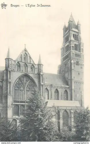A5843 Belgium Brugge Eglise St Sauveur