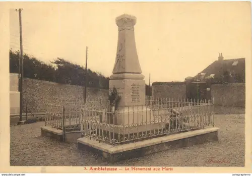A5843 France Ambleteuse Monument aux Morts