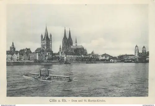 A5843 Germany Koln am Rhein Dom und St Martinkirche
