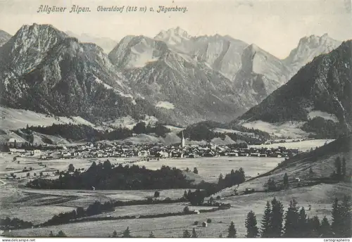 A5843 Germany Allgauer Alpen Oberstdorf panorama