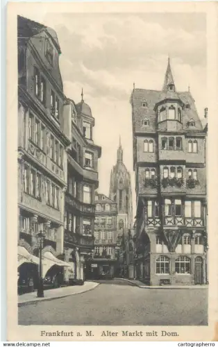 A5843 Germany Frankfurt am Main Alter Markt mit Dom