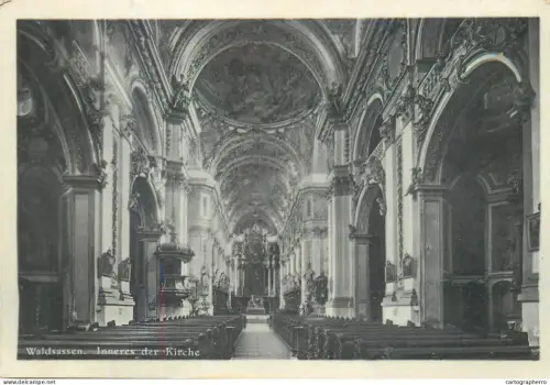 A5842 Germany Waldsassen Inneres der Kirche
