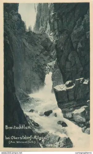 A5842 Germany Breitachklamm bei Oberstdorf Allgau