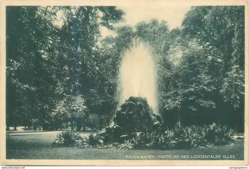 A5842 Germany Baden-Baden Partie an der Lichtentaler Allee